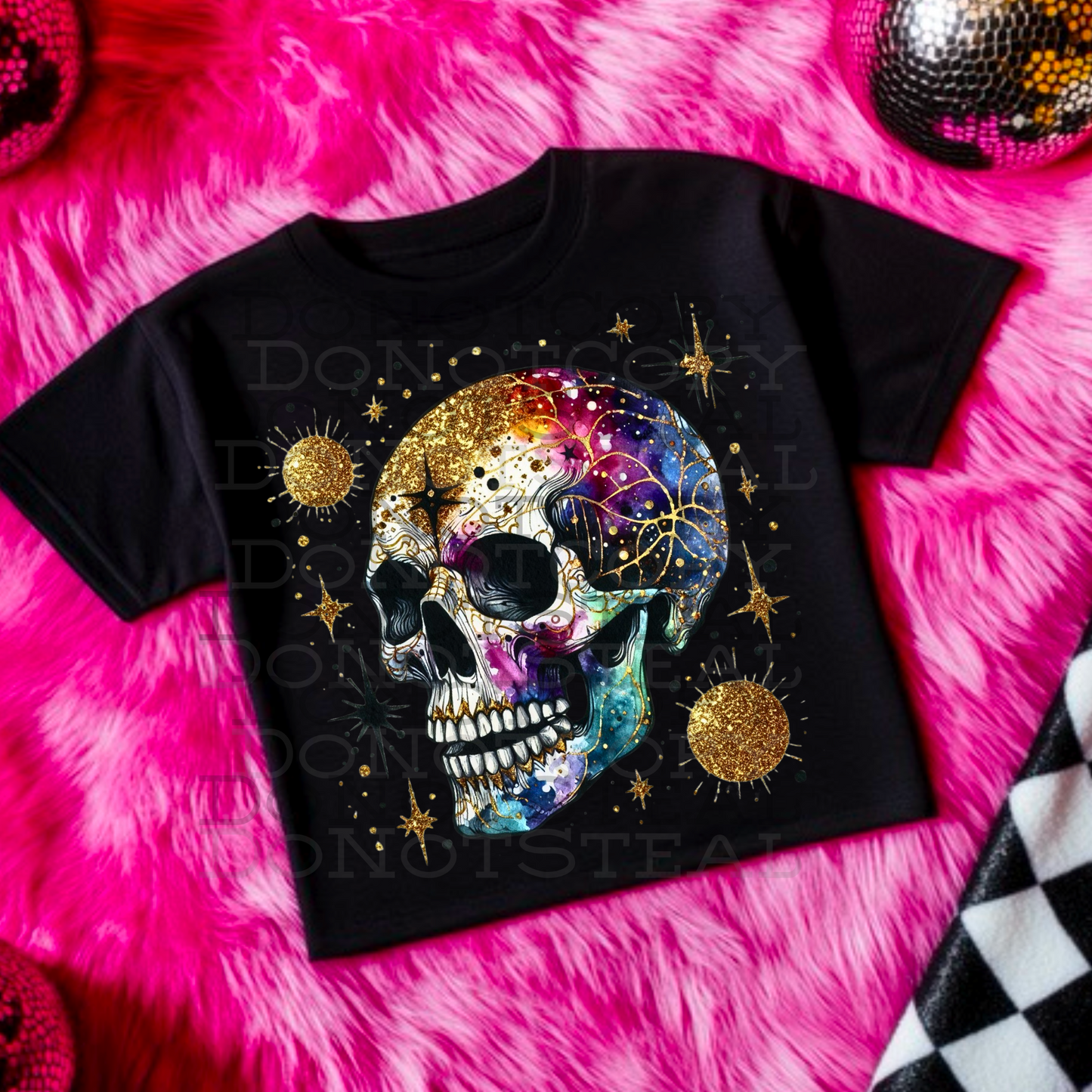 Colorful Skull Earth