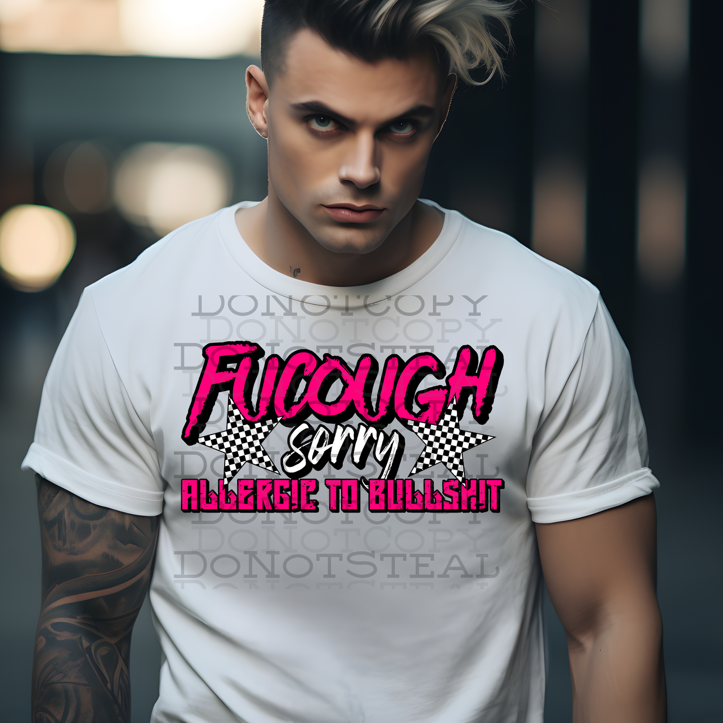 Fucough Sorry Pink