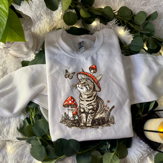 Cottagecore Tabby Cat