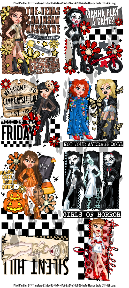 Horror Dolls DTF Gangsheet