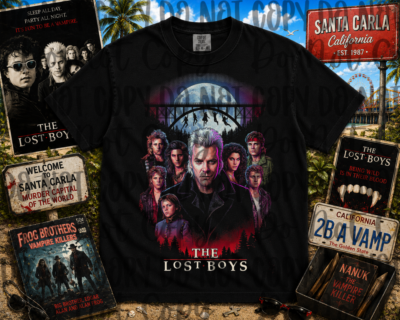 The Lost Boys blk tee