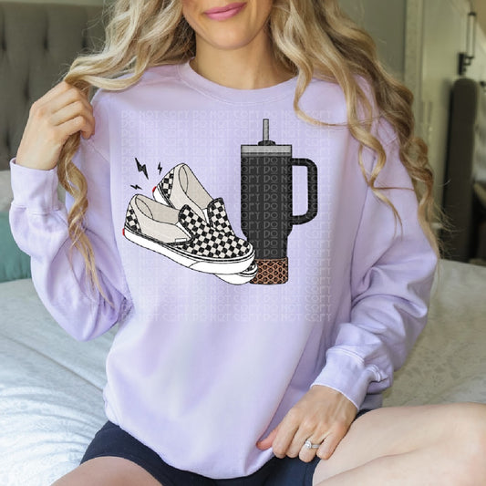 Shoes and cup