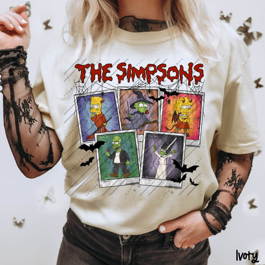 Simpson Halloween Polaroids