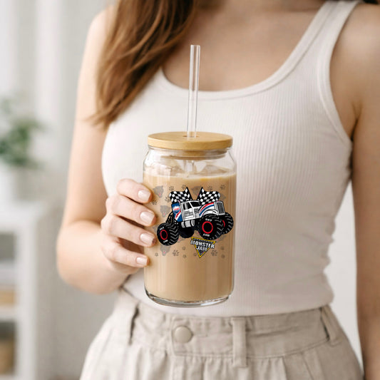 Patriotic Monster Truck Decal