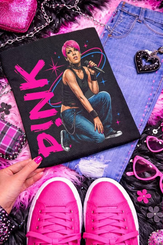 Pink *Black Tee Only*