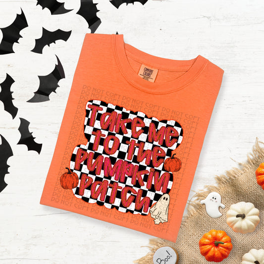 Take Me To The Pumpkin Patch Checkered