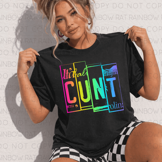 Cunt License Plate