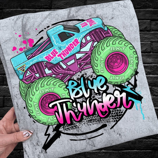 Blue Thunder Pastel