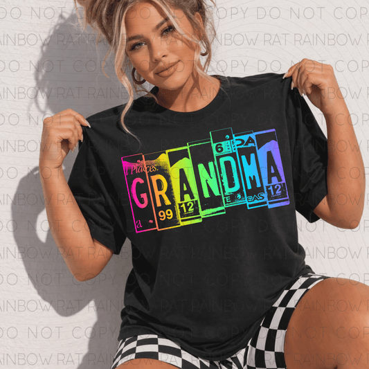 Grandma License Plate
