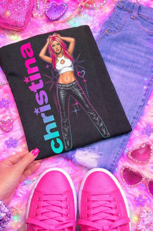 Christina A *Black Tee Only*