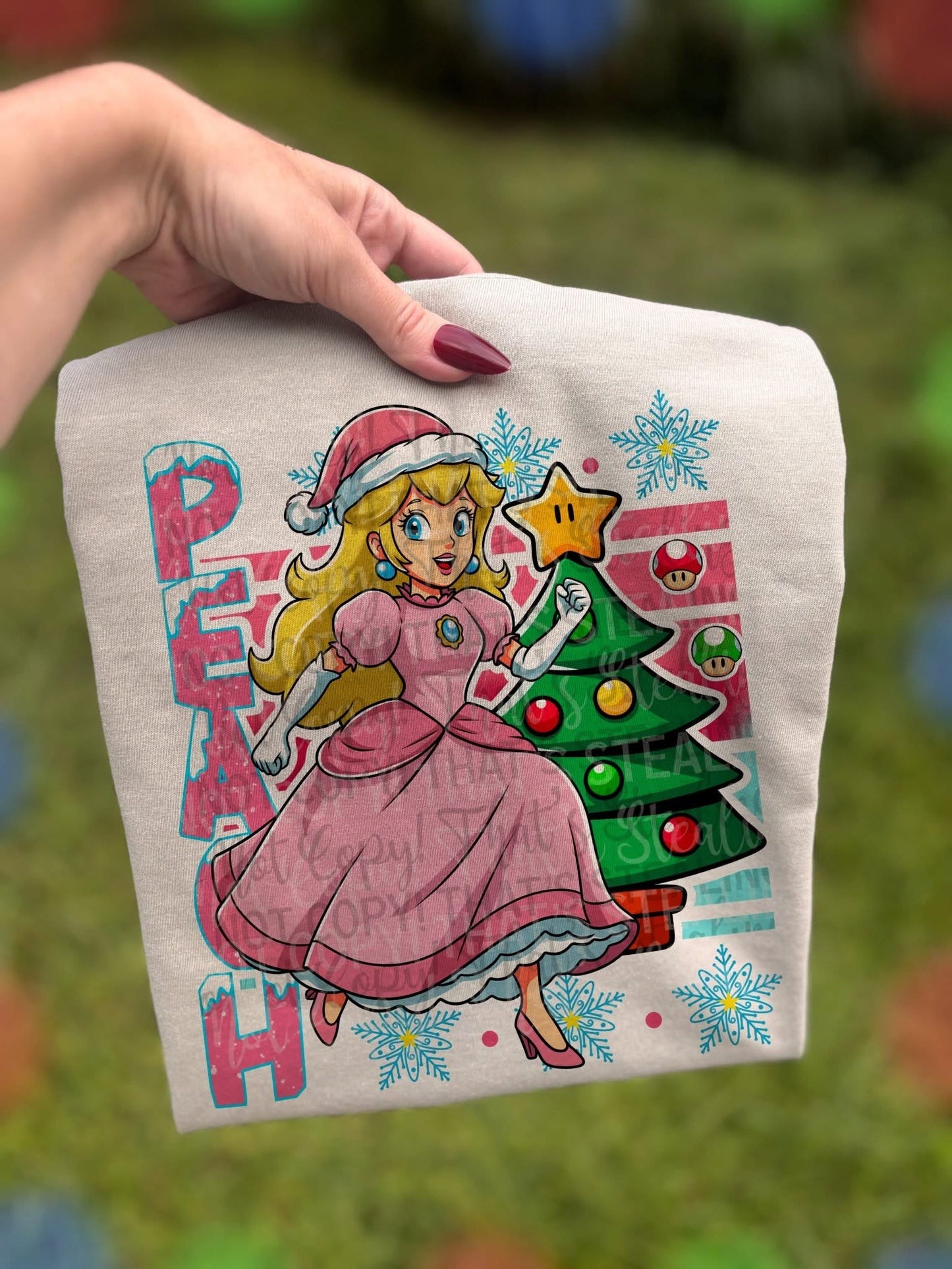Princess P each Christmas