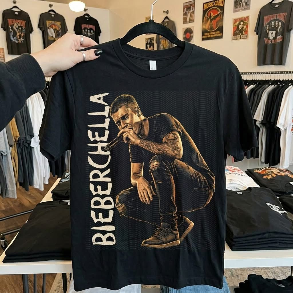 Bieberchella Blk Tee