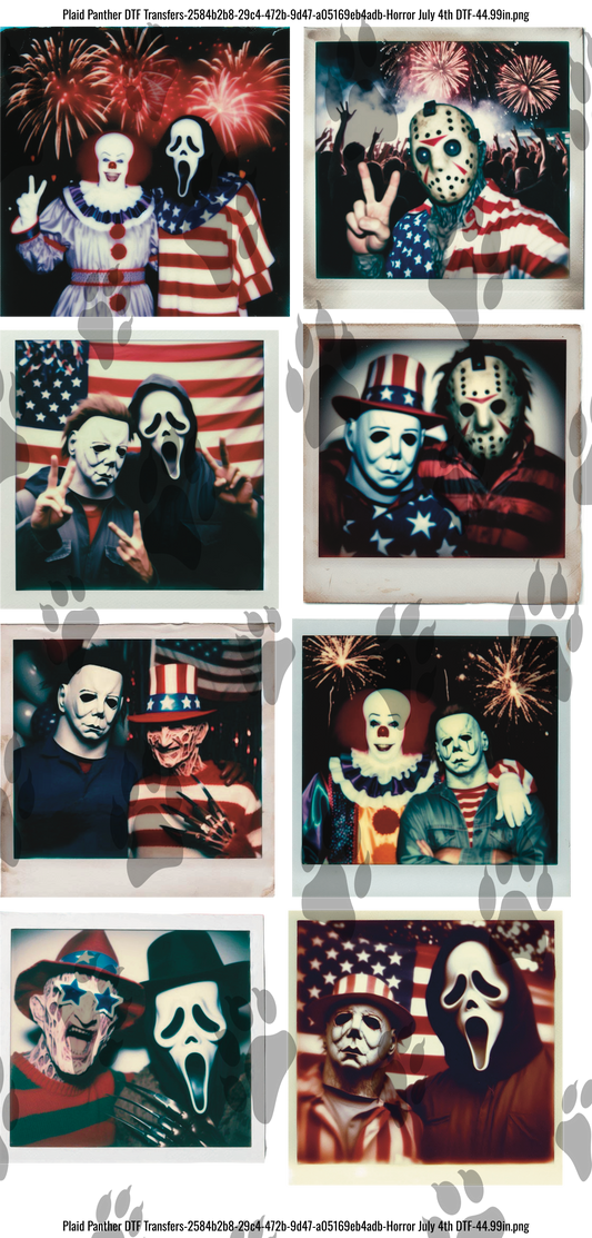 Horror 4th of July DTF GANGSHEET