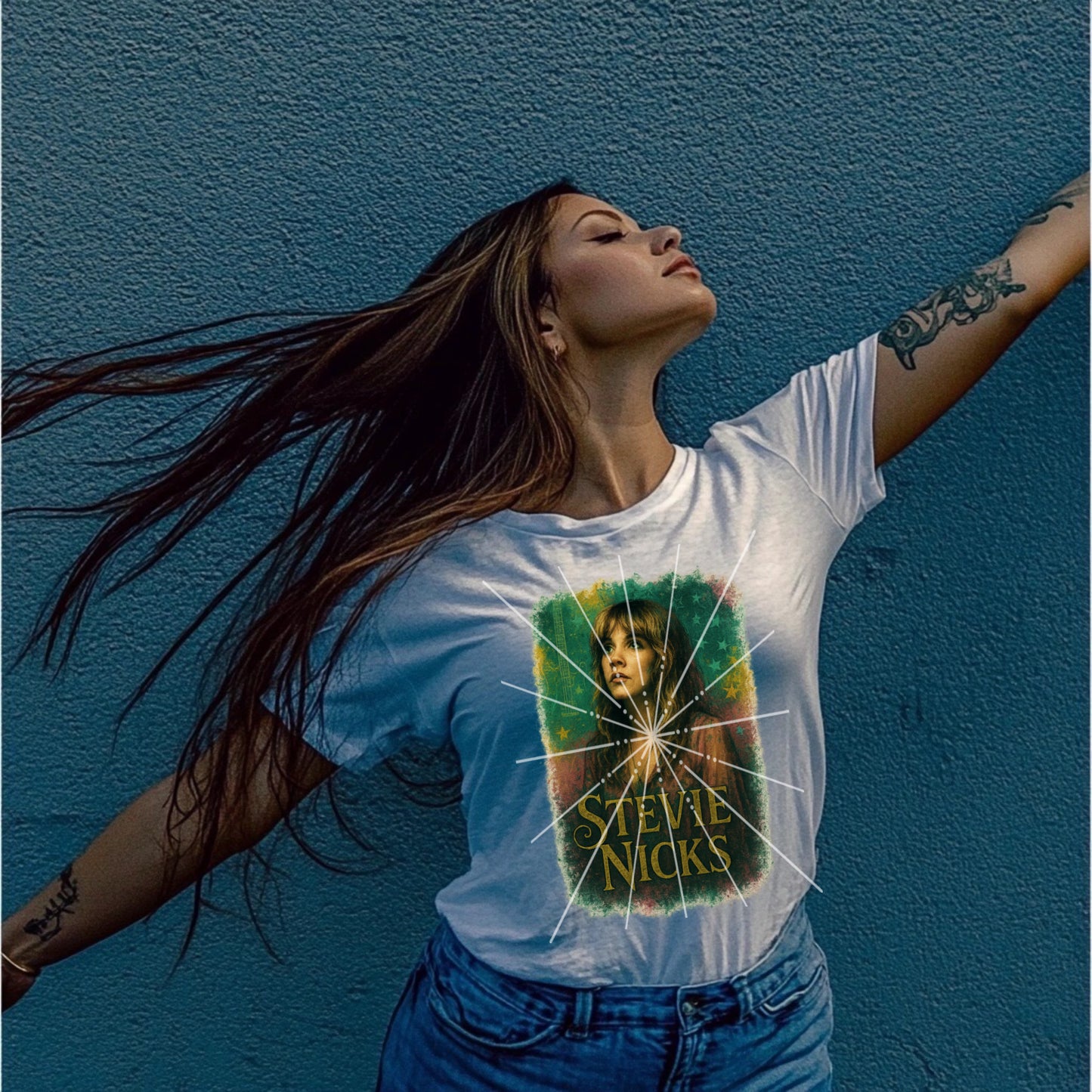 Stevie Nicks Green BG