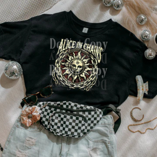 BLACK TEE ONLY - A in Chains