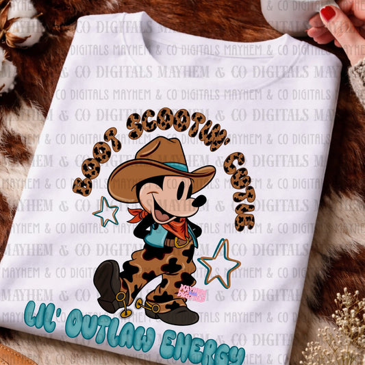 Boot Scootin Cutie Lil Outlaw Energy