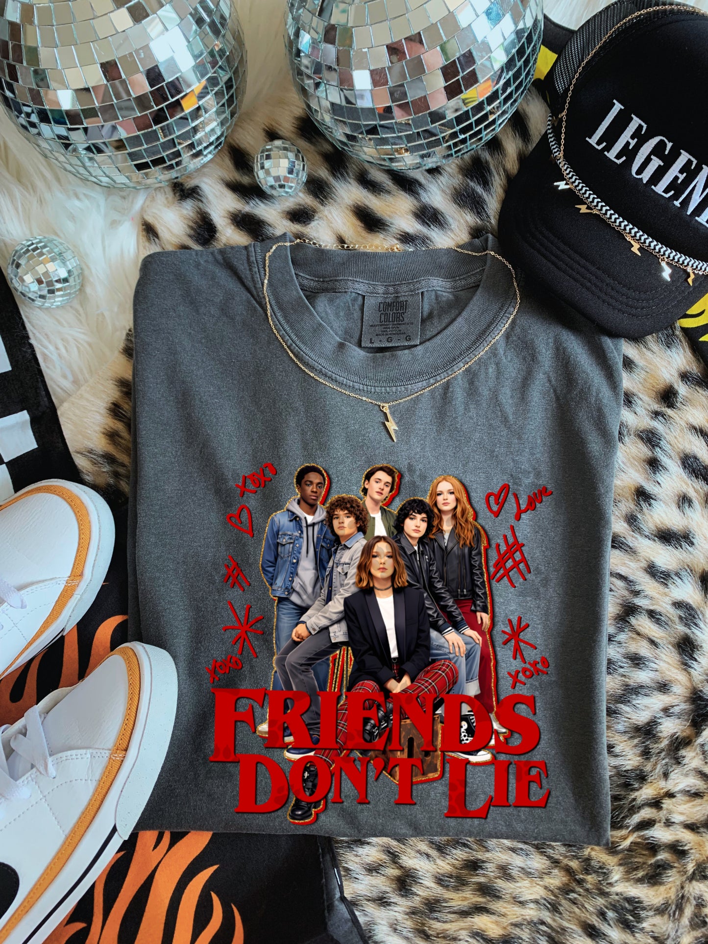 Friends Don't Lie Red