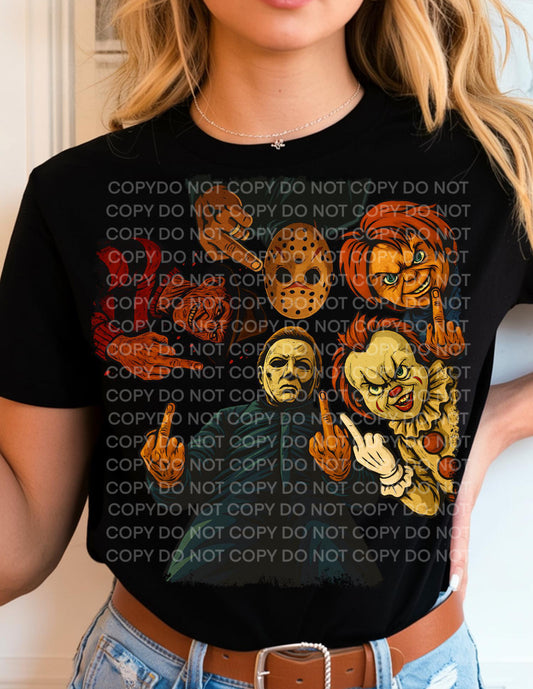 Horror Crew Middle Fingers