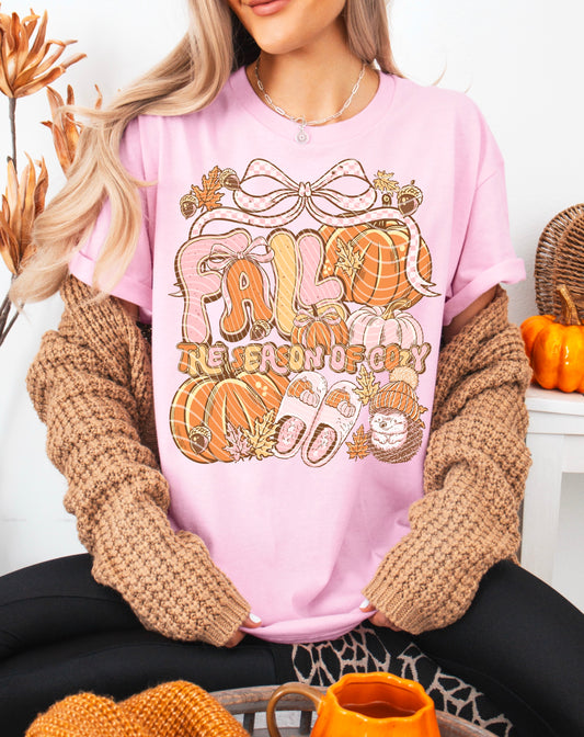 Fall The Season of Cozy Pumpkins