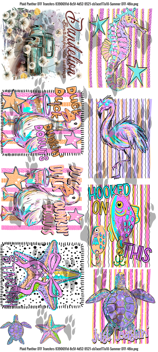 Summer DTF Gangsheet