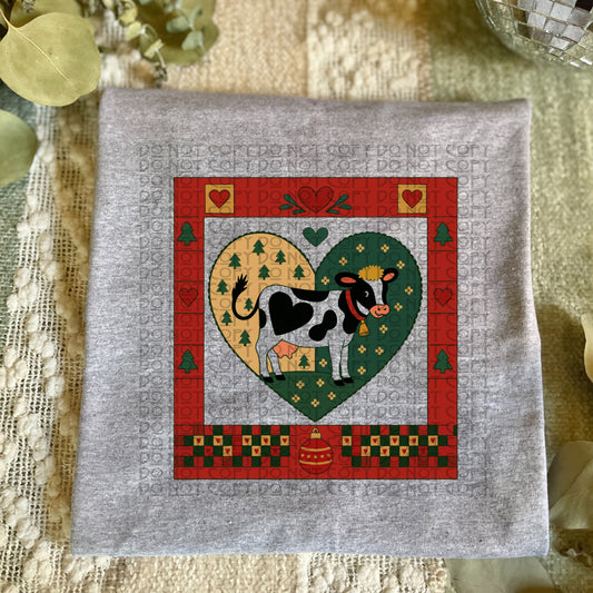 Christmas Cow Heart