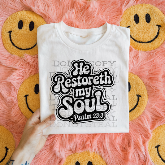 He Restoreth