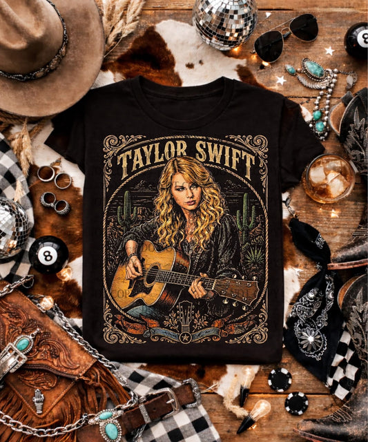 T Swift Frame*blk tee*
