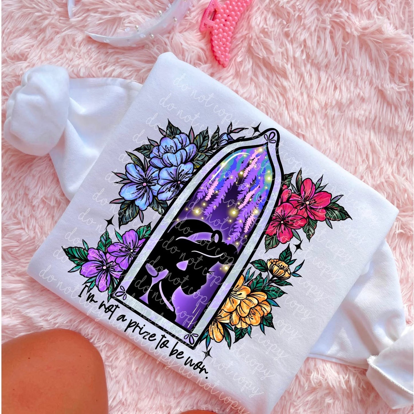 Purple Princess Stained Glass