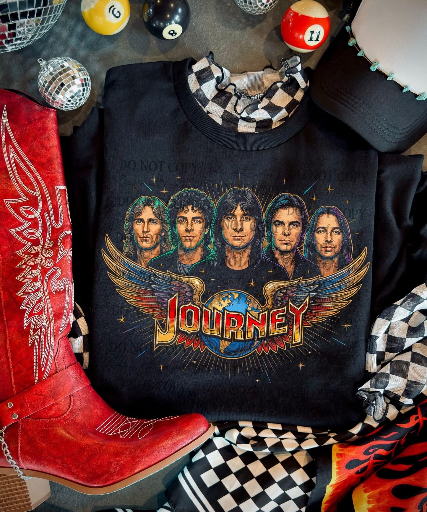Journey Blk Tee