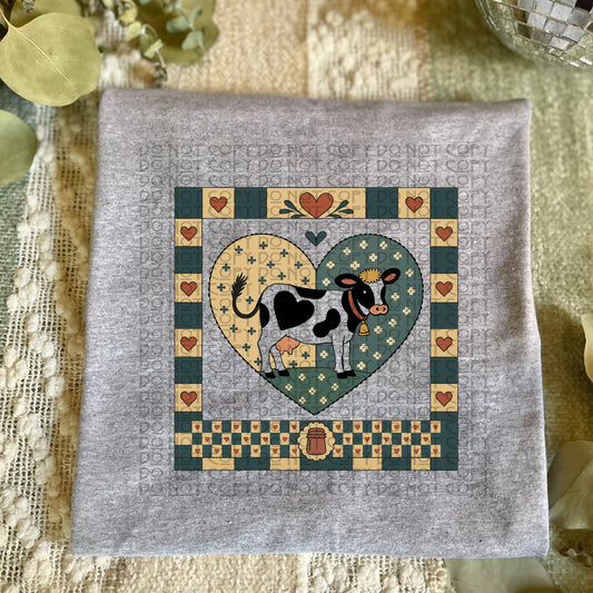 Country Cow Heart