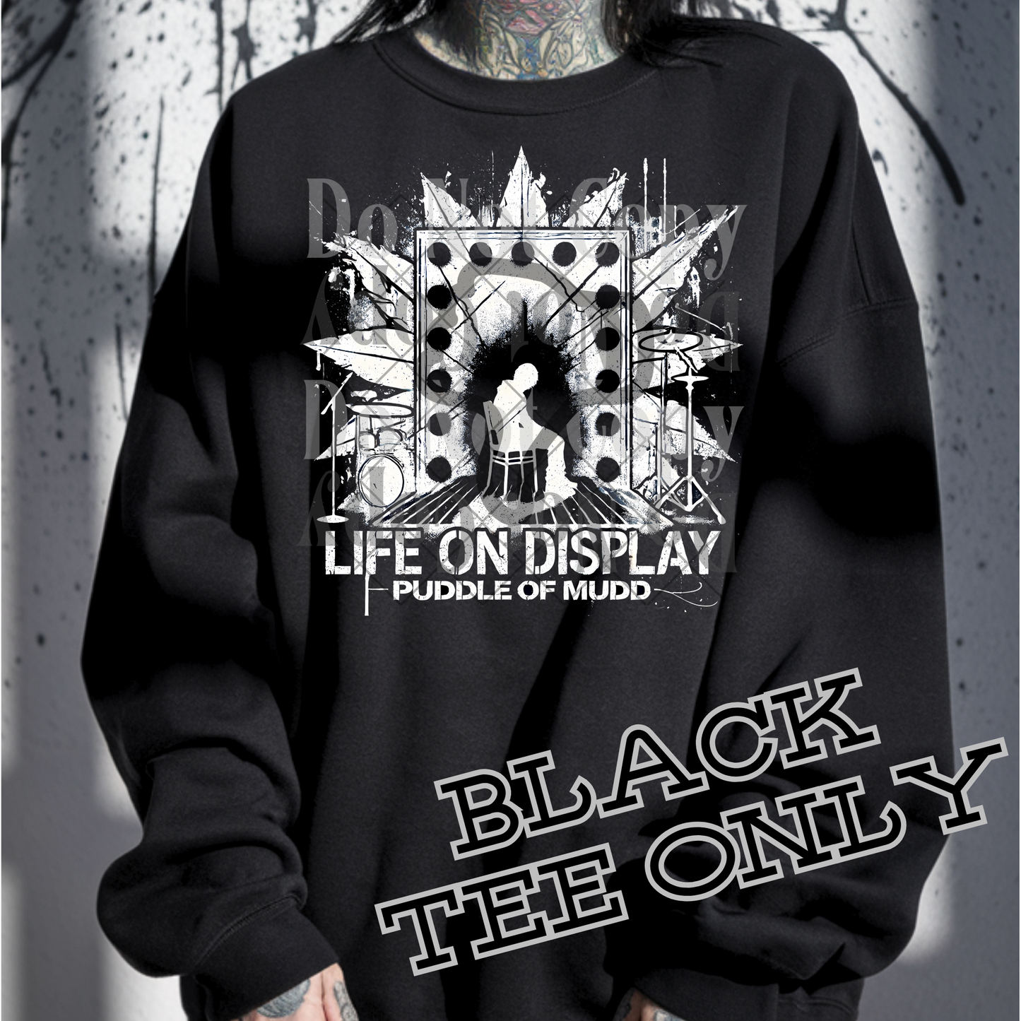 Puddle BLACK TEE ONLY