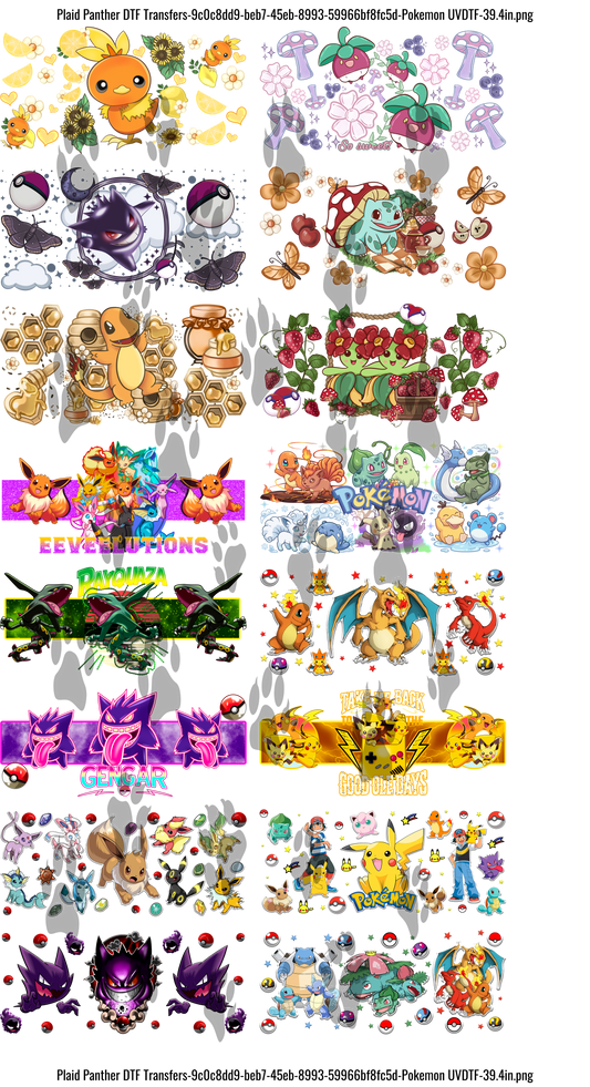 Poke themed uv gangsheet
