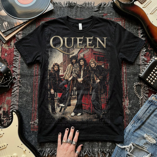 Queen Vintage BLK Tee