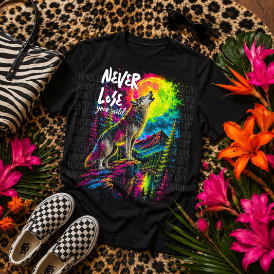 Never Lose Your Wild BLK Tee