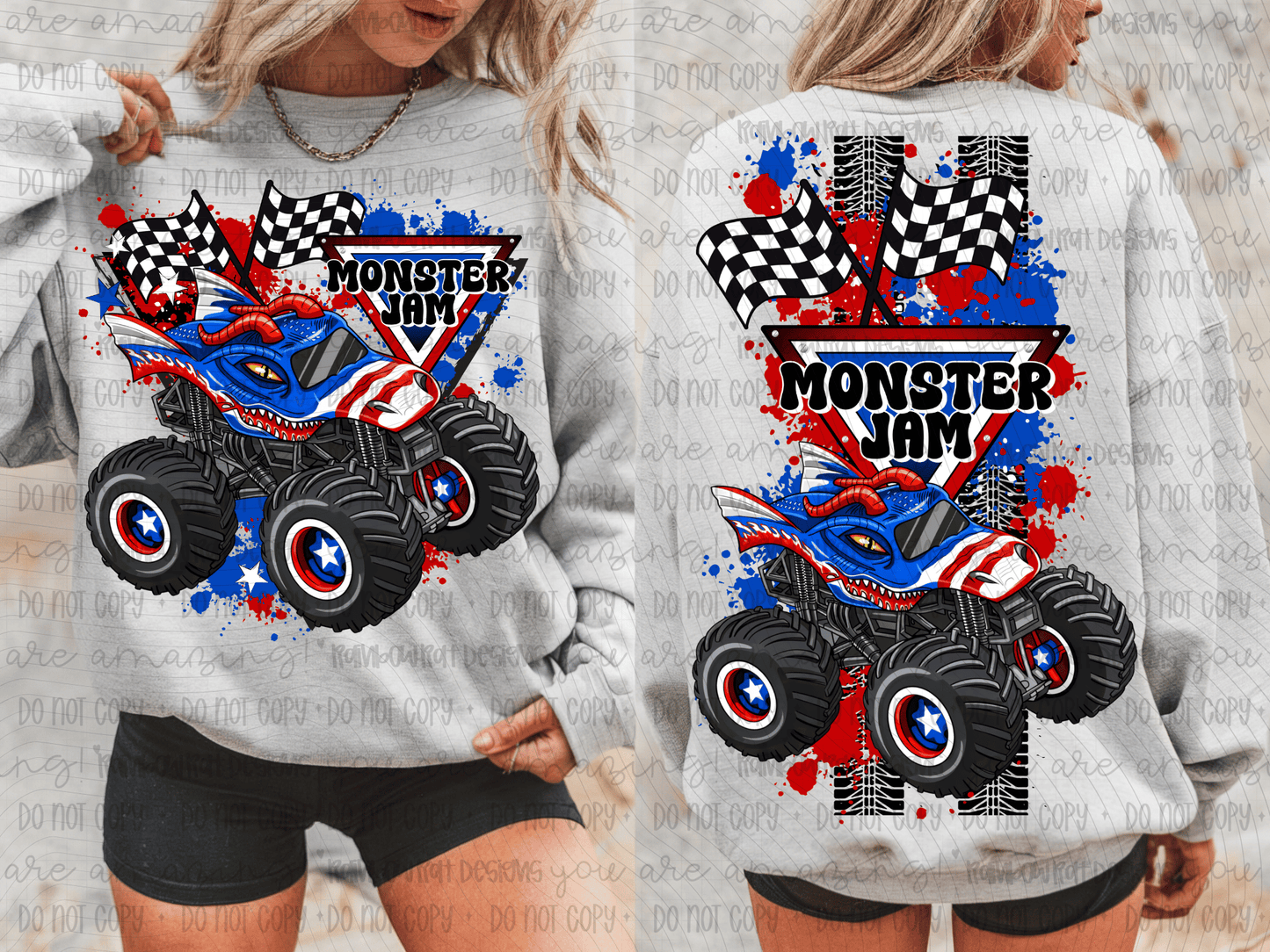 Dragon RWB Front Back