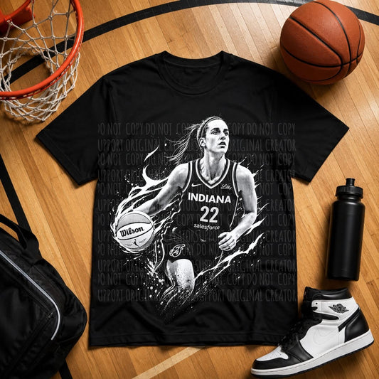 Indiana Player Monochrome BLK Tee