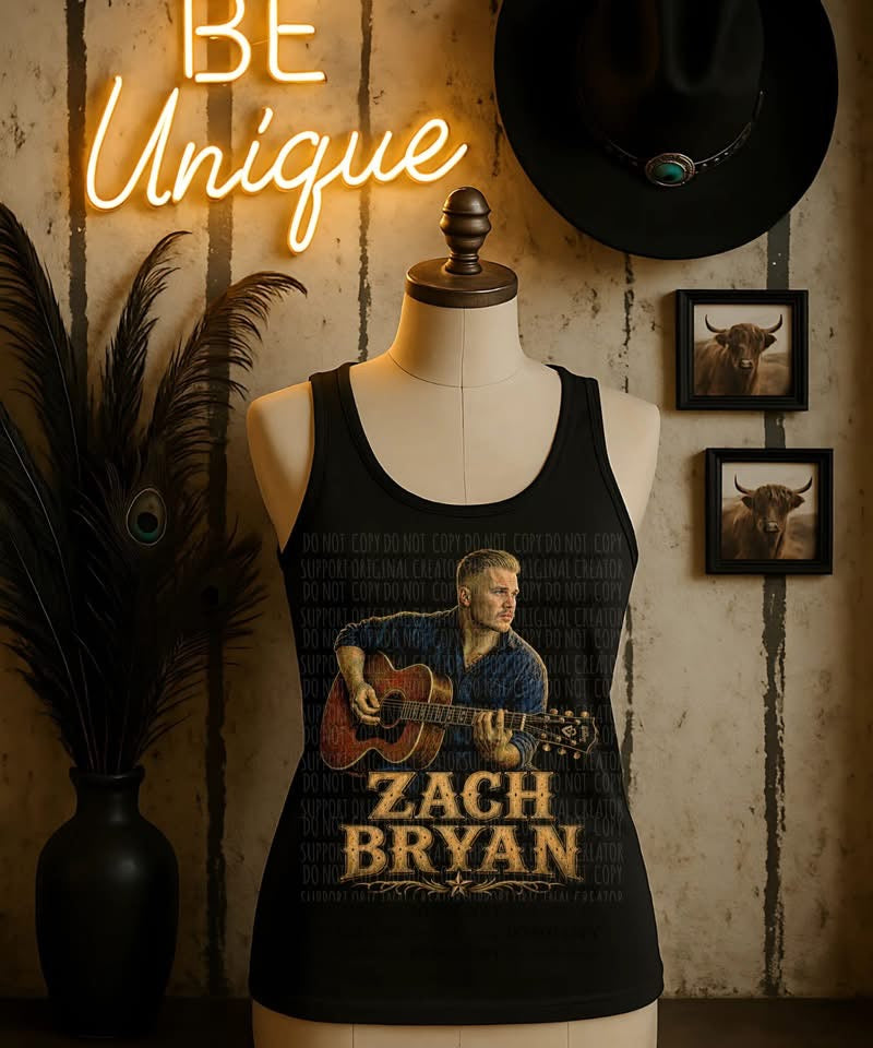 ZB Seated Black Tee