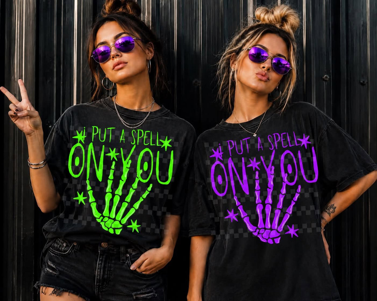 I Put A Spell On You Blk Tee