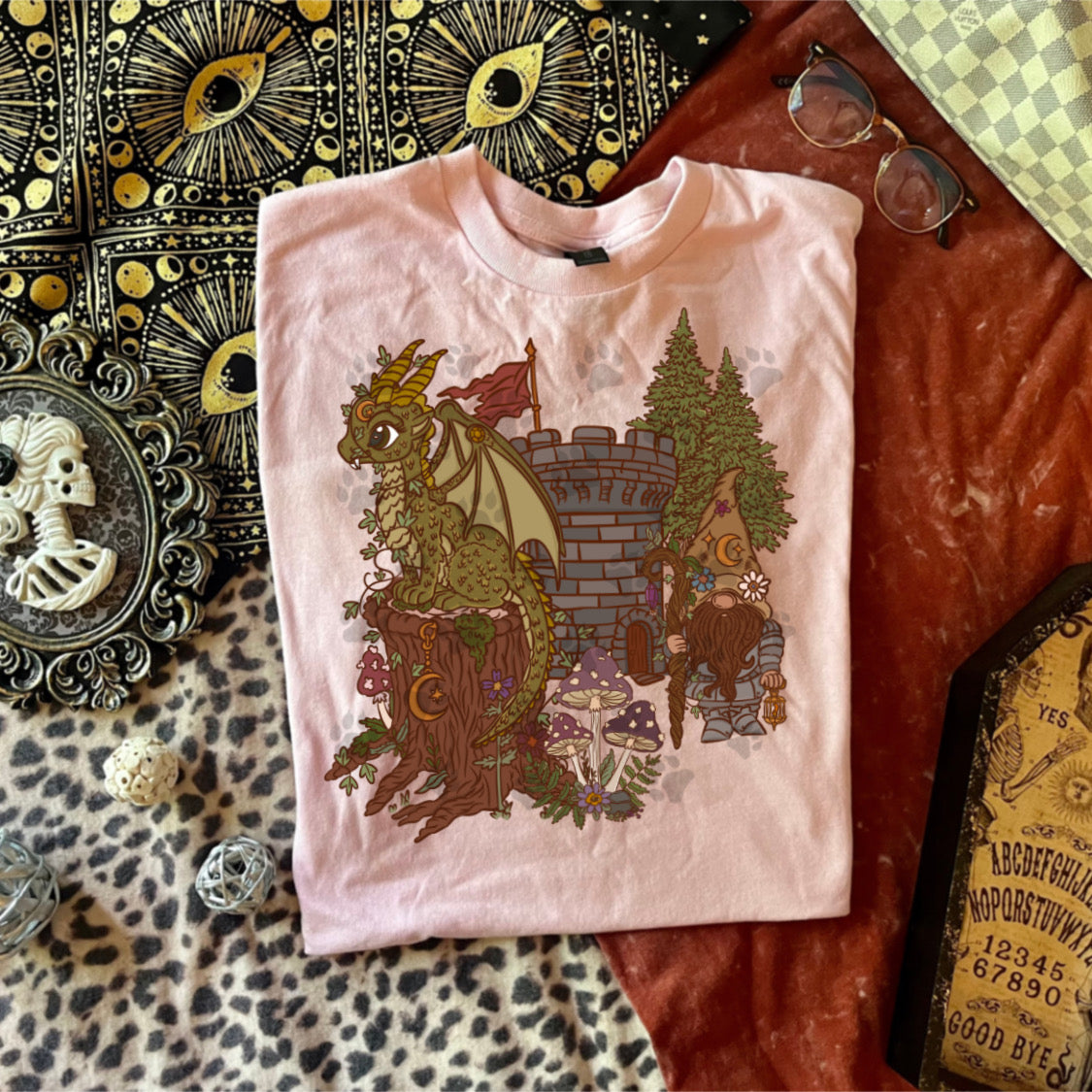 Woodland Dragon Castle Gnome