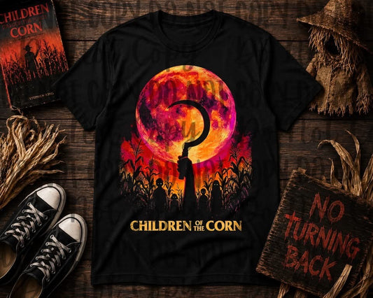 Children of the Corn Blk Tee