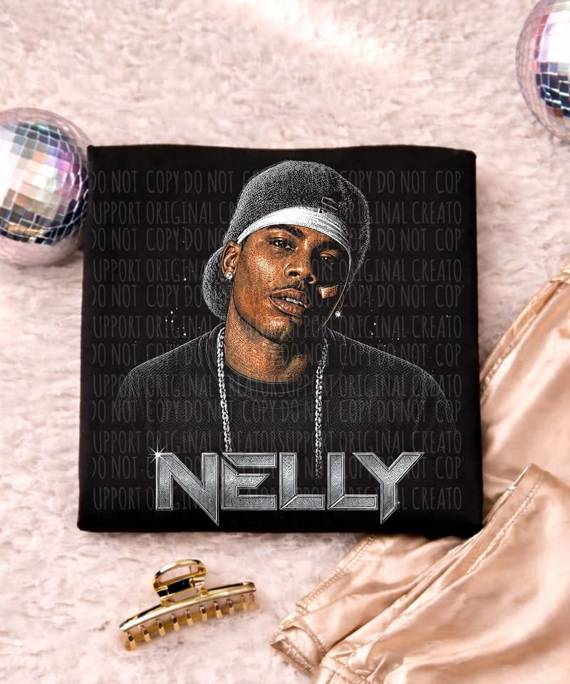 Nelly Silver Black Tee