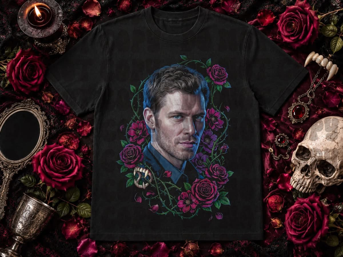 Stefan Salvatore blk tee