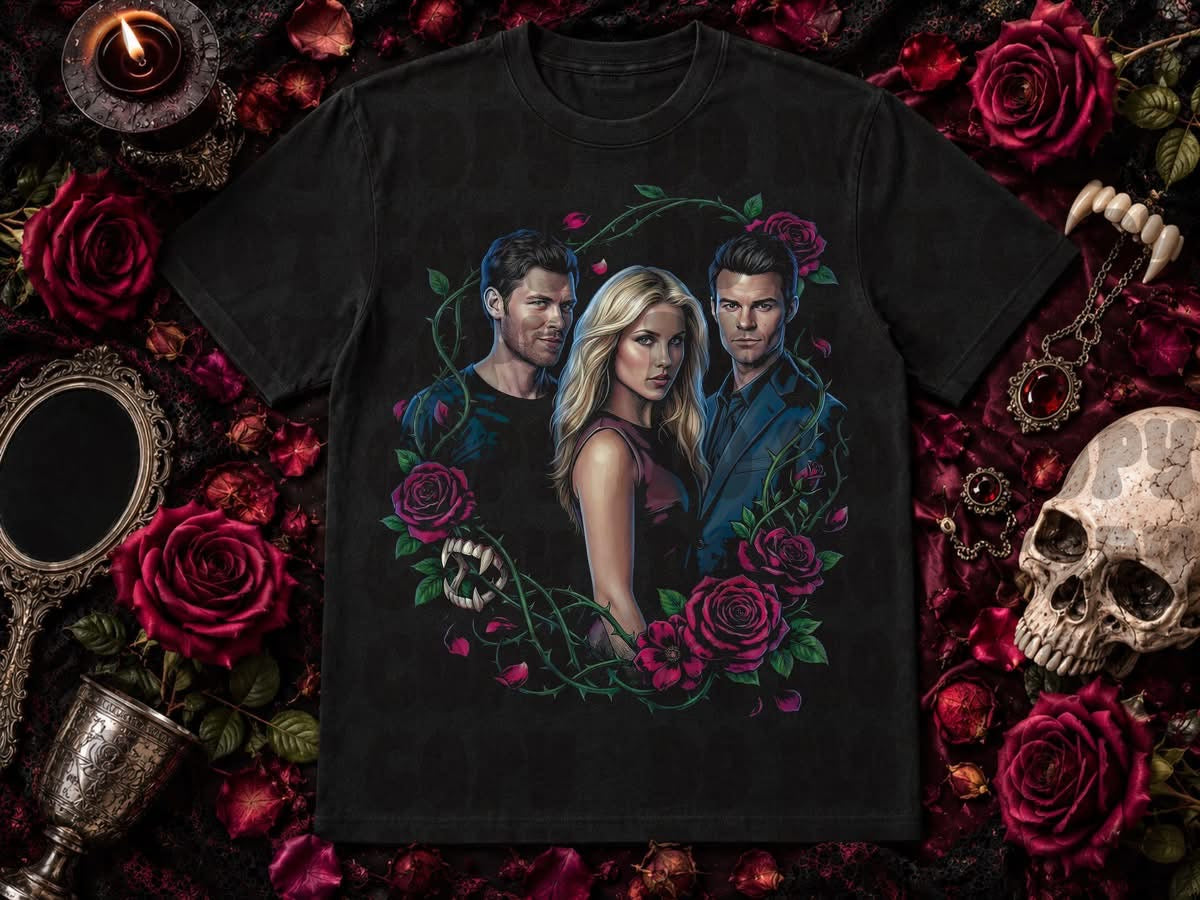Elena Gilbert blk tee