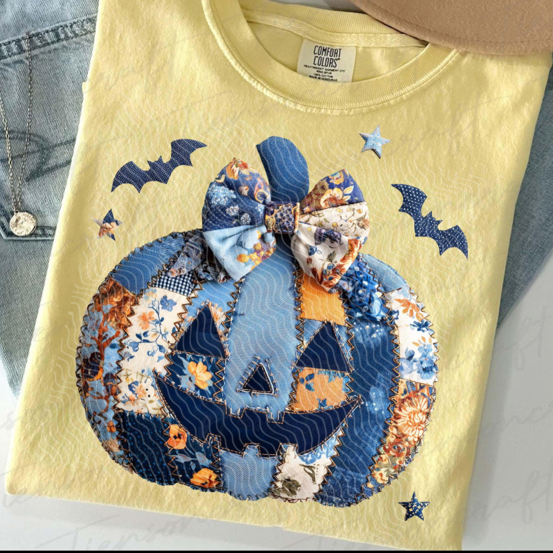 Jean Patchwork Pumpkin