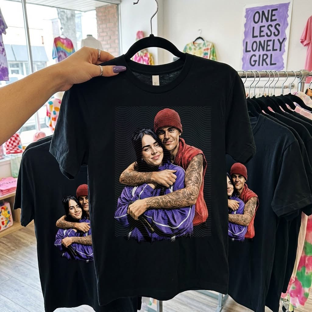 JB and Billie Blk Tee