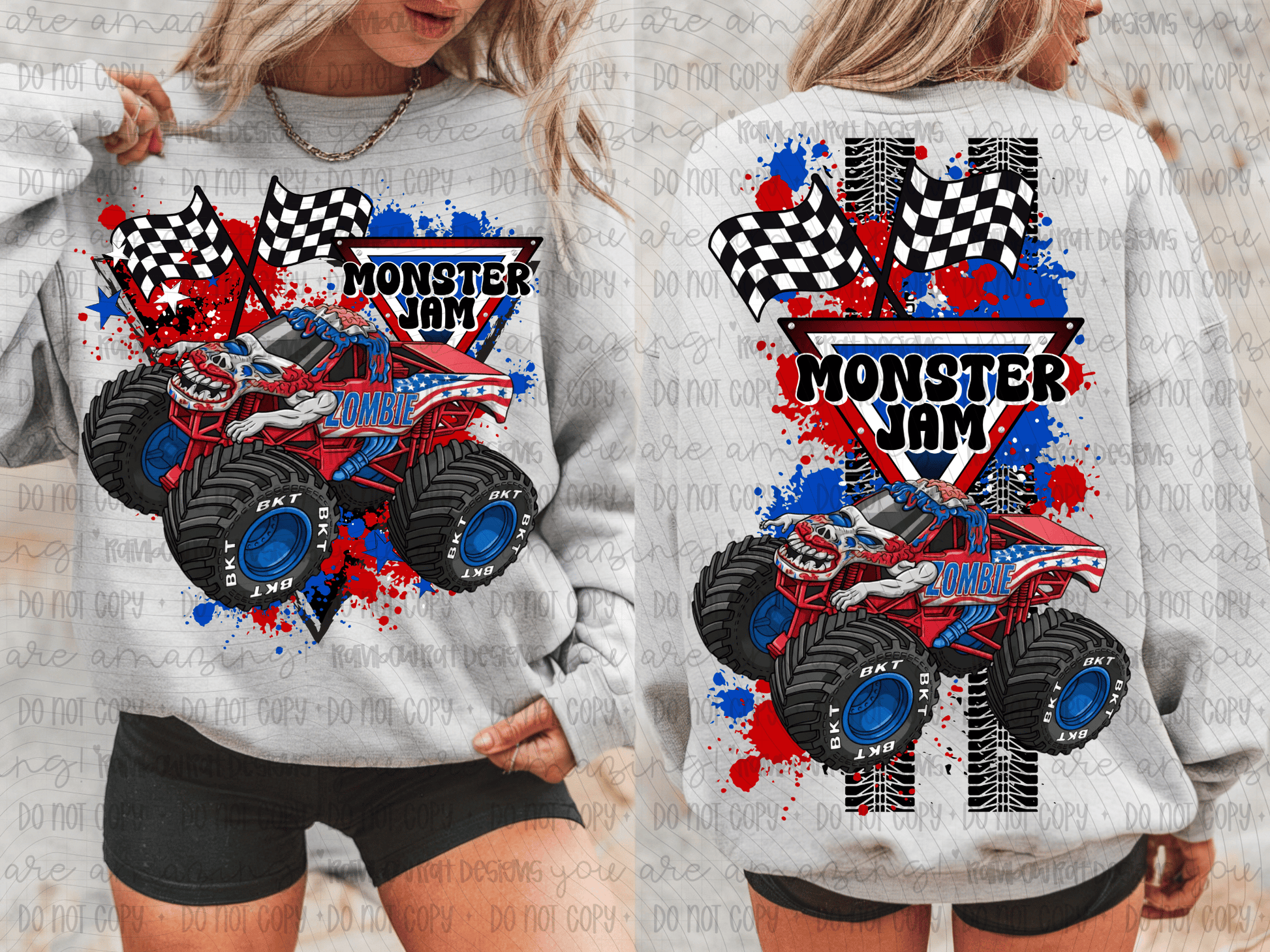 Zombie RWB Front Back