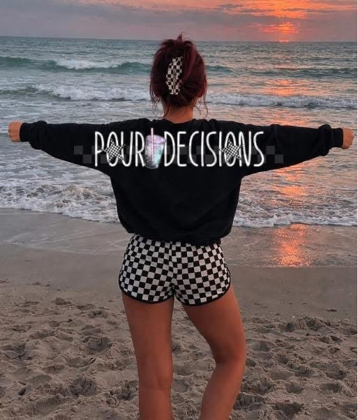 Pour Decisions White *Back Design*
