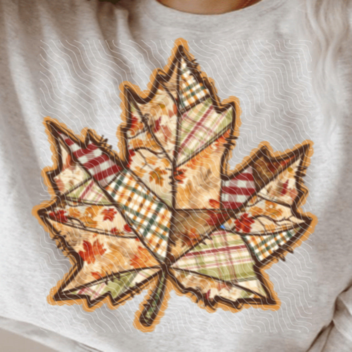 Patchwork Fall Leaf