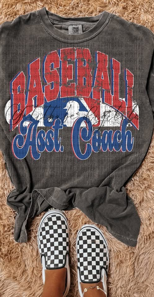 Red and Blue Baseball