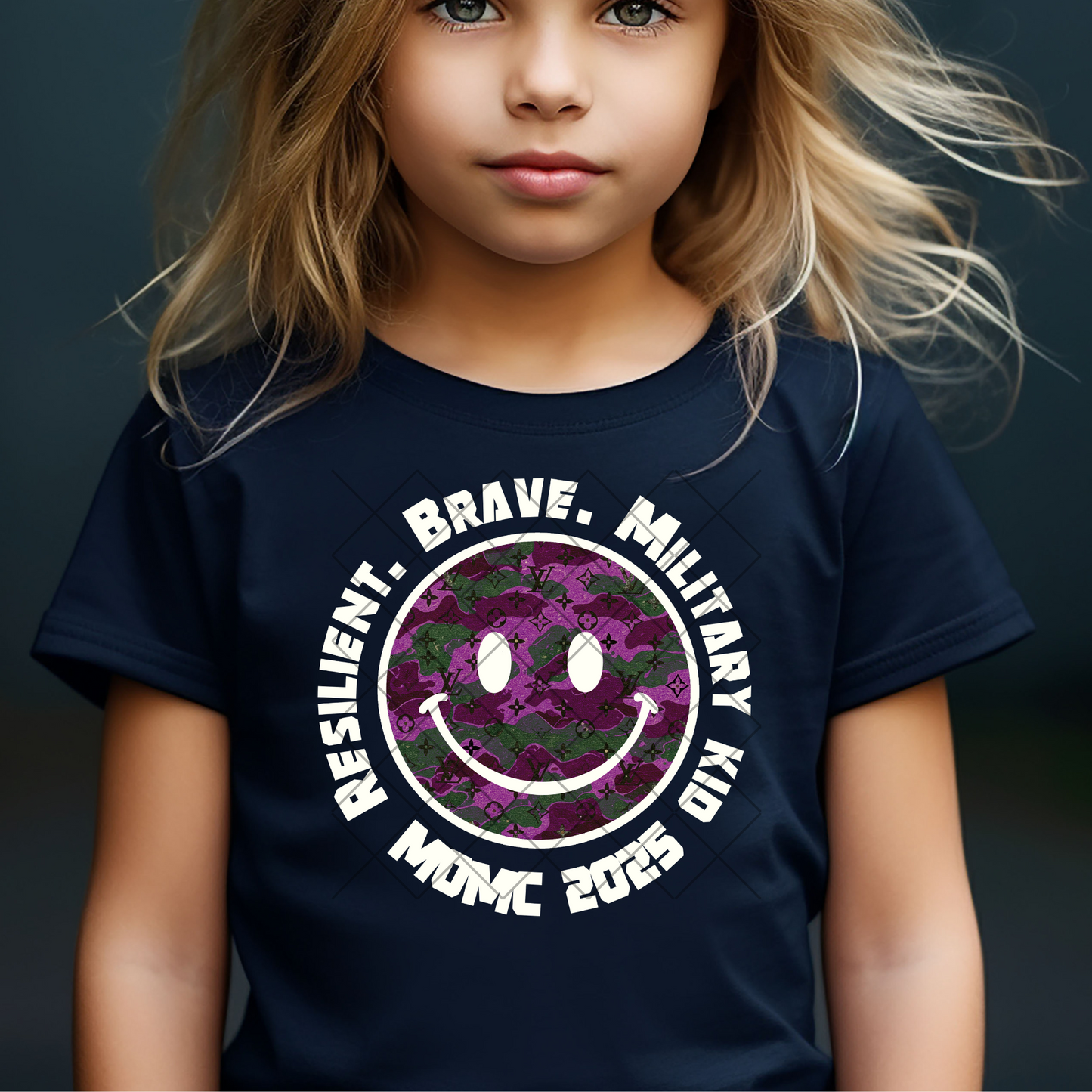 Resilient Brave (Camo/White Smiley)